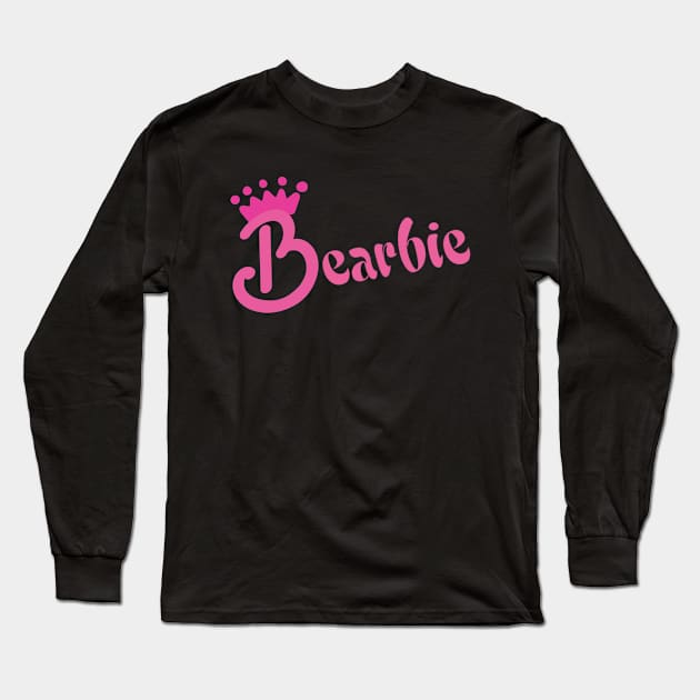 Bearbie design Long Sleeve T-Shirt by designfurry 